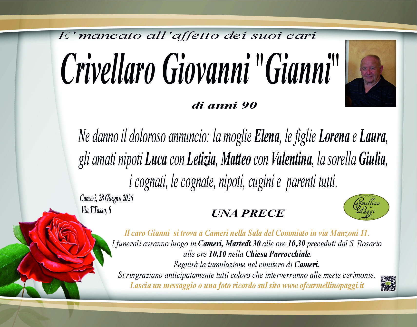 Crivellaro Giovanni "Gianni"