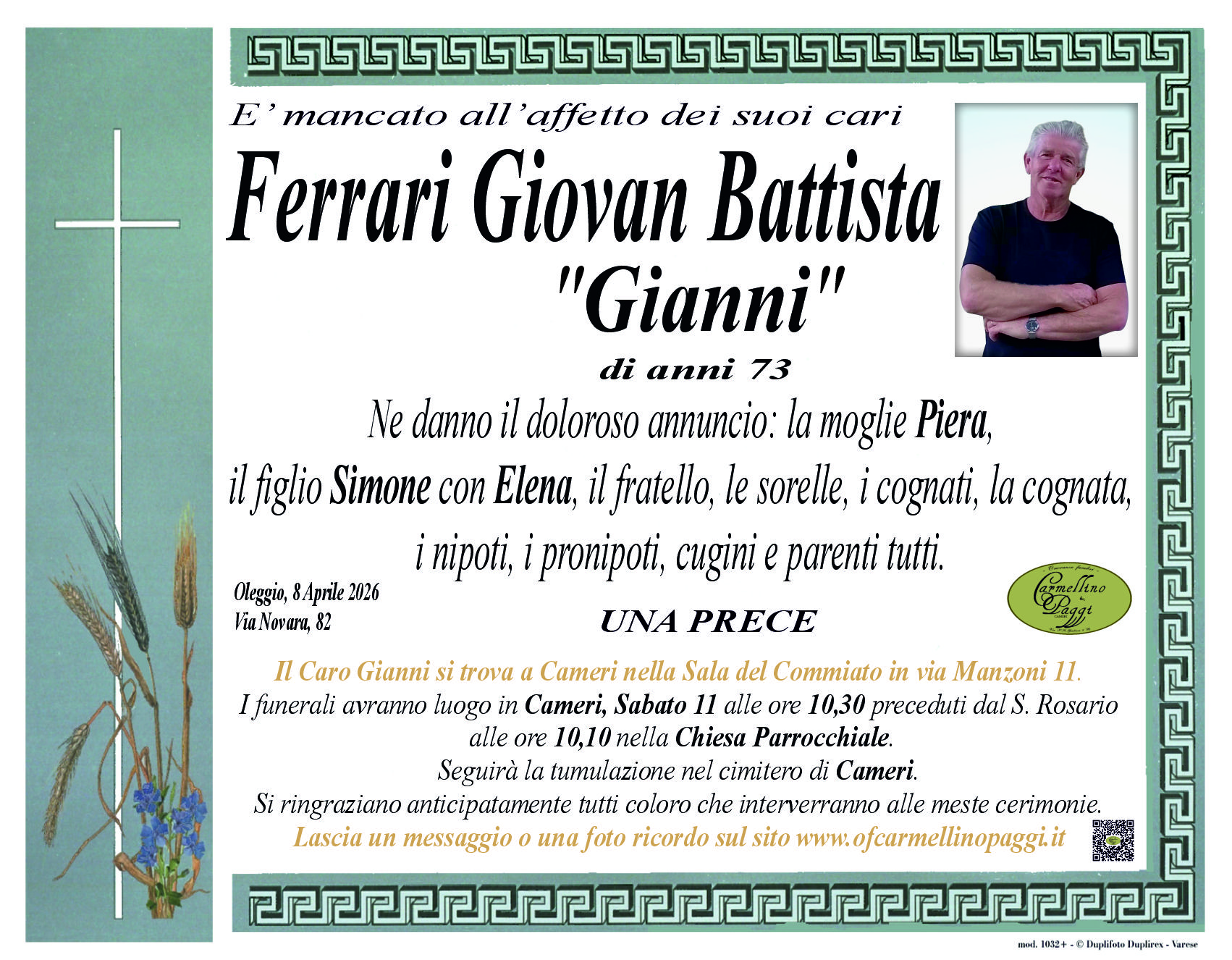 Ferrari Giovan Battista “Gianni”